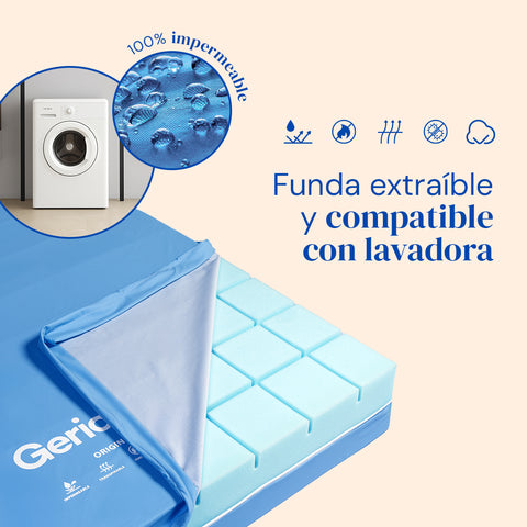 Pack Cama Articulada regulable en altura con Colchón Impermeable Alta resiliencia Origin HR
