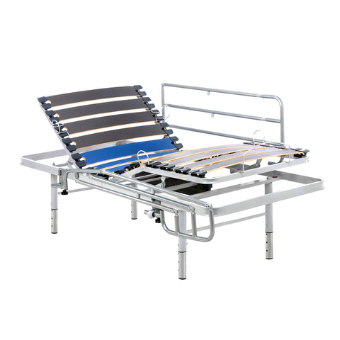 Letto ortopedico elettrico | Telecomando Wireless | Piedi regolabili | Sponde letto - 80x200 cm