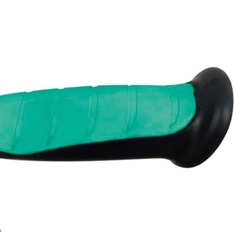 Pack 2 stampelle in alluminio con impugnatura anatomica in gomma colore verde