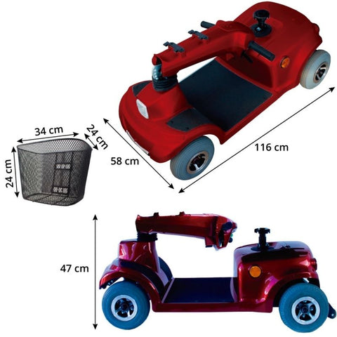 Scooter Elettrico per Persone con Mobilità Ridotta Piscis
