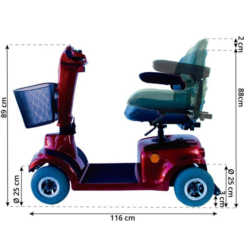 Scooter Elettrico per Persone con Mobilità Ridotta Piscis