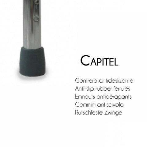 Andador plegable con dos ruedas