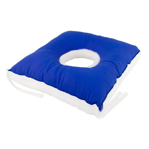 Cuscino Antidecubito Quadrato con Foro su Doppia Faccia – 40x38 cm
