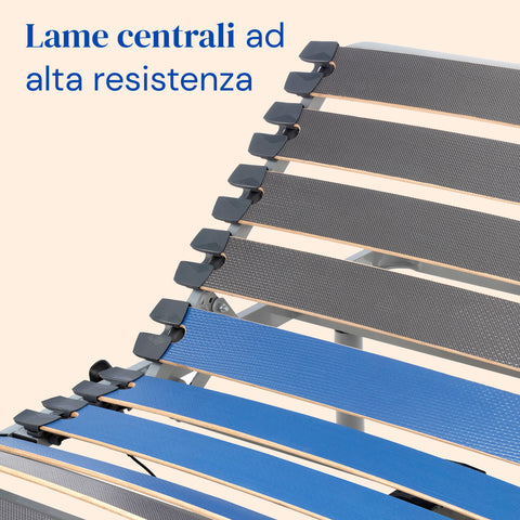Letto ortopedico elettrico compatto | Telecomando Wireless - 90x200 cm