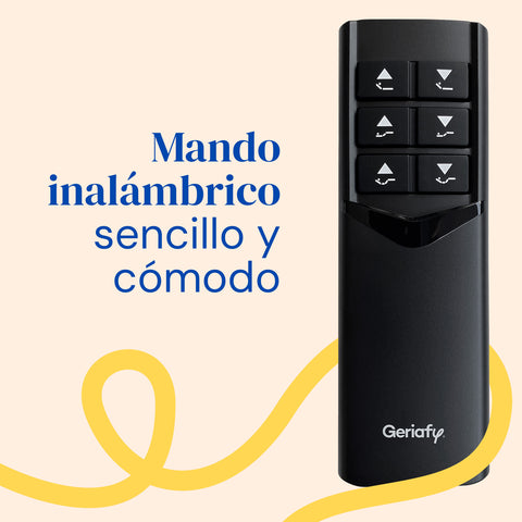 Cama Articulada Compacta regulable en altura con barandillas | Mando inalámbrico - 80x200 cm